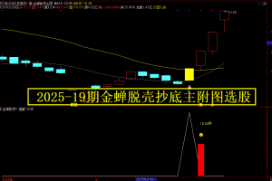 通达信【金蝉脱壳抄底】主副选右侧抄底思路指标 近两个月成功率91% 手机电脑通用