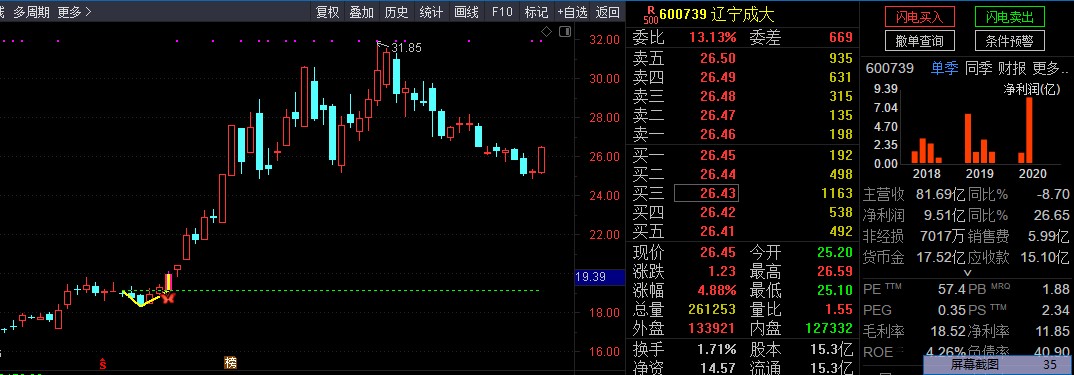 银城华哥V反主图通达信指标源码 选股预警指标源码
